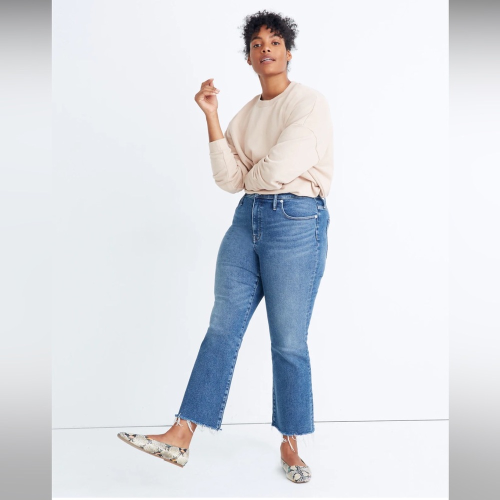 Madewell Cali Demi-Boot Jeans - size 33P
